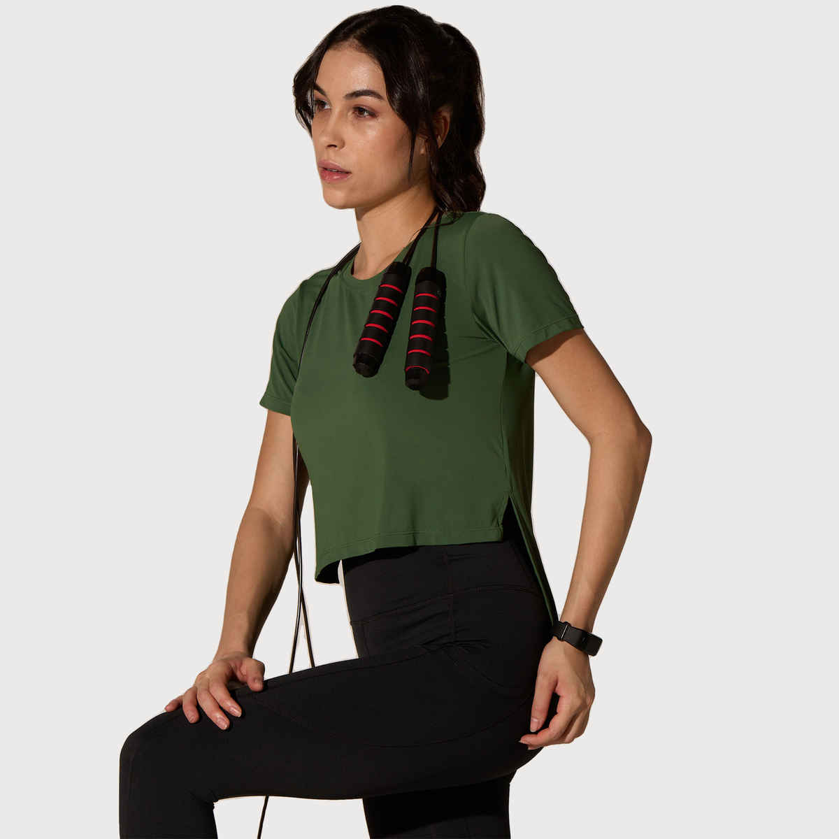 Cava Women's Top Lay-Low | Olive - XL