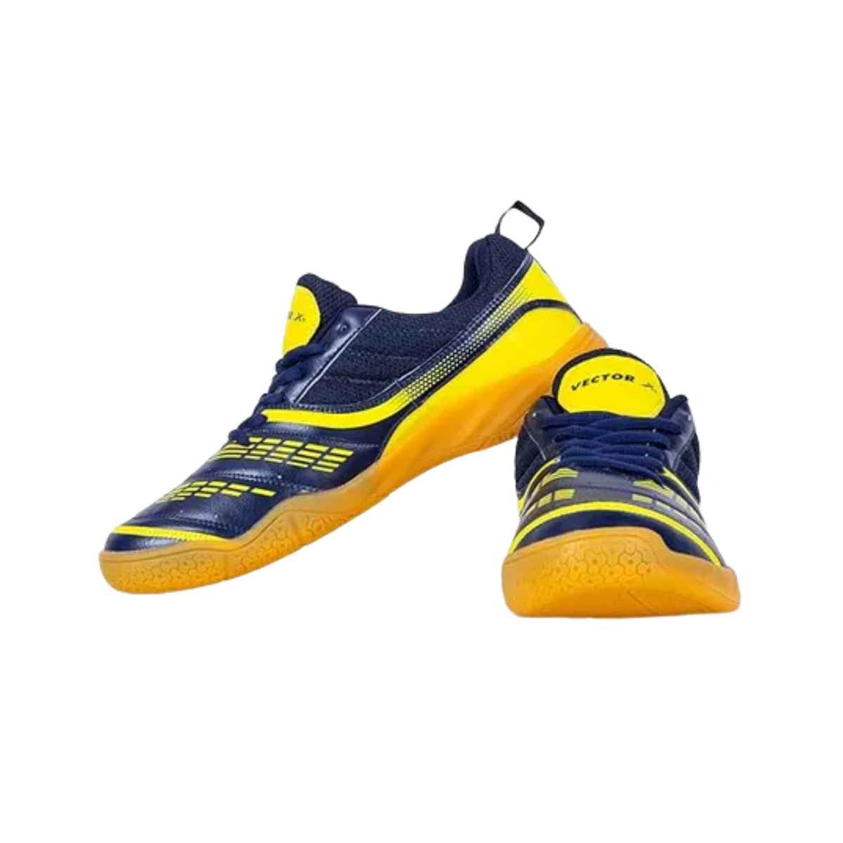 Vector X Ranger 7.0 Power Badminton Shoes for Men (Navy-Green, 7) | UK7