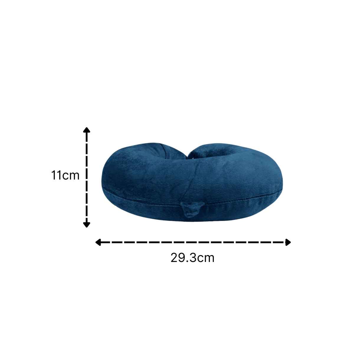 Billebon Unisex Memory Foam Travel Neck Pillow | Navy Blue - One Size