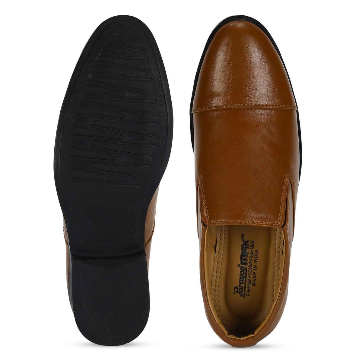 Paragon Men's Tan Pvc Formal Shoes K11241G UK 7