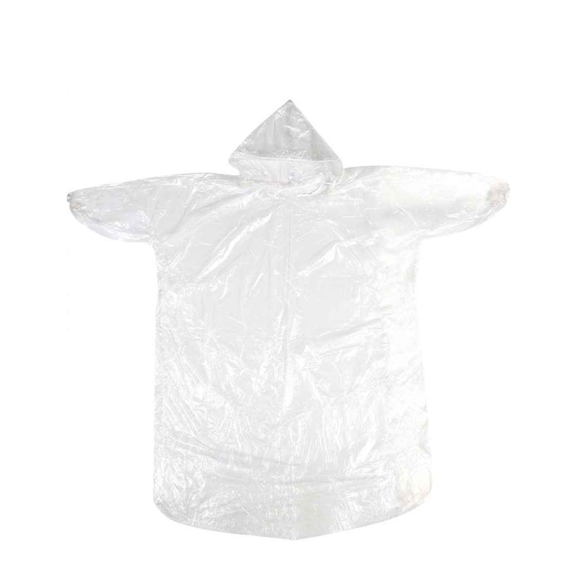 Fendo Disposable Free Size Unisex White Poncho Combo