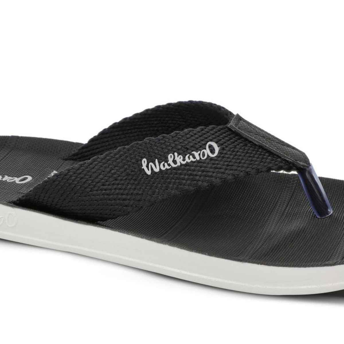 Walkaroo Men's Daily Wear Comfort Sandals - WG5002 Black | UK8