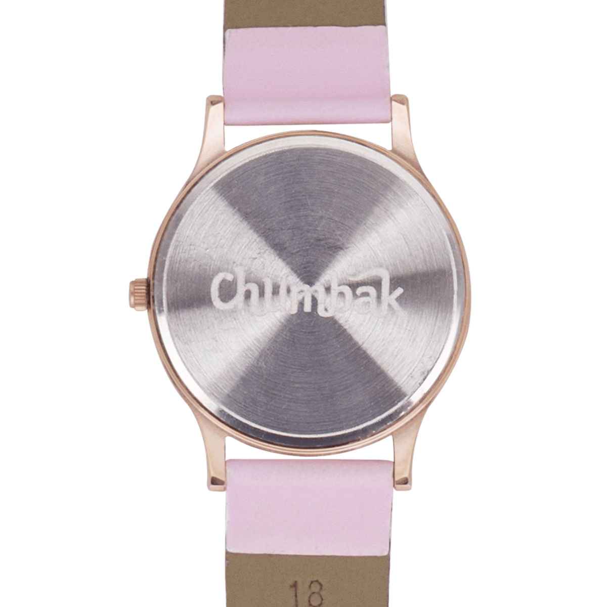 Chumbak Women's PU Round Analog Watch | Teal