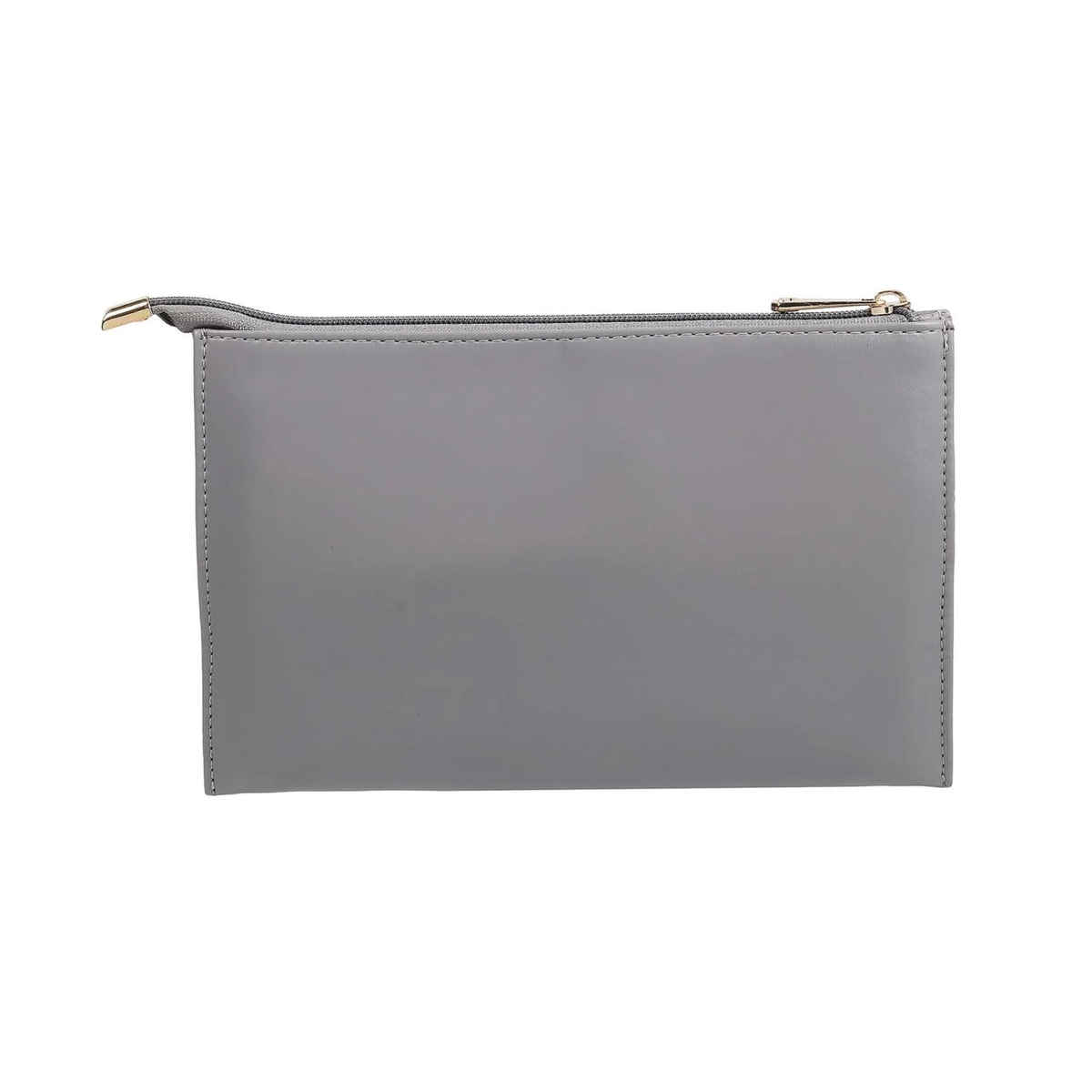 Mochi Grey Synthetic Wallet for Women | 95-7676-14