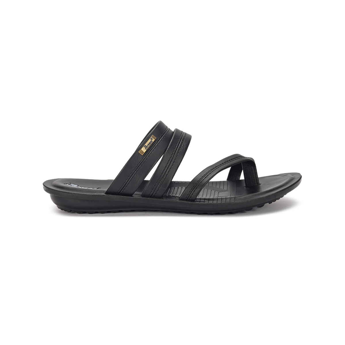 Paragon Men's Black Pu Sandals PUK2224G UK 9