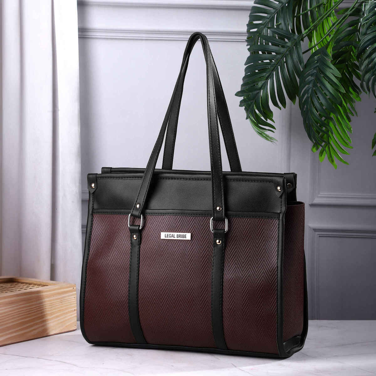 Legal Bribe Stunning Tote Bag | Brown | LB2075