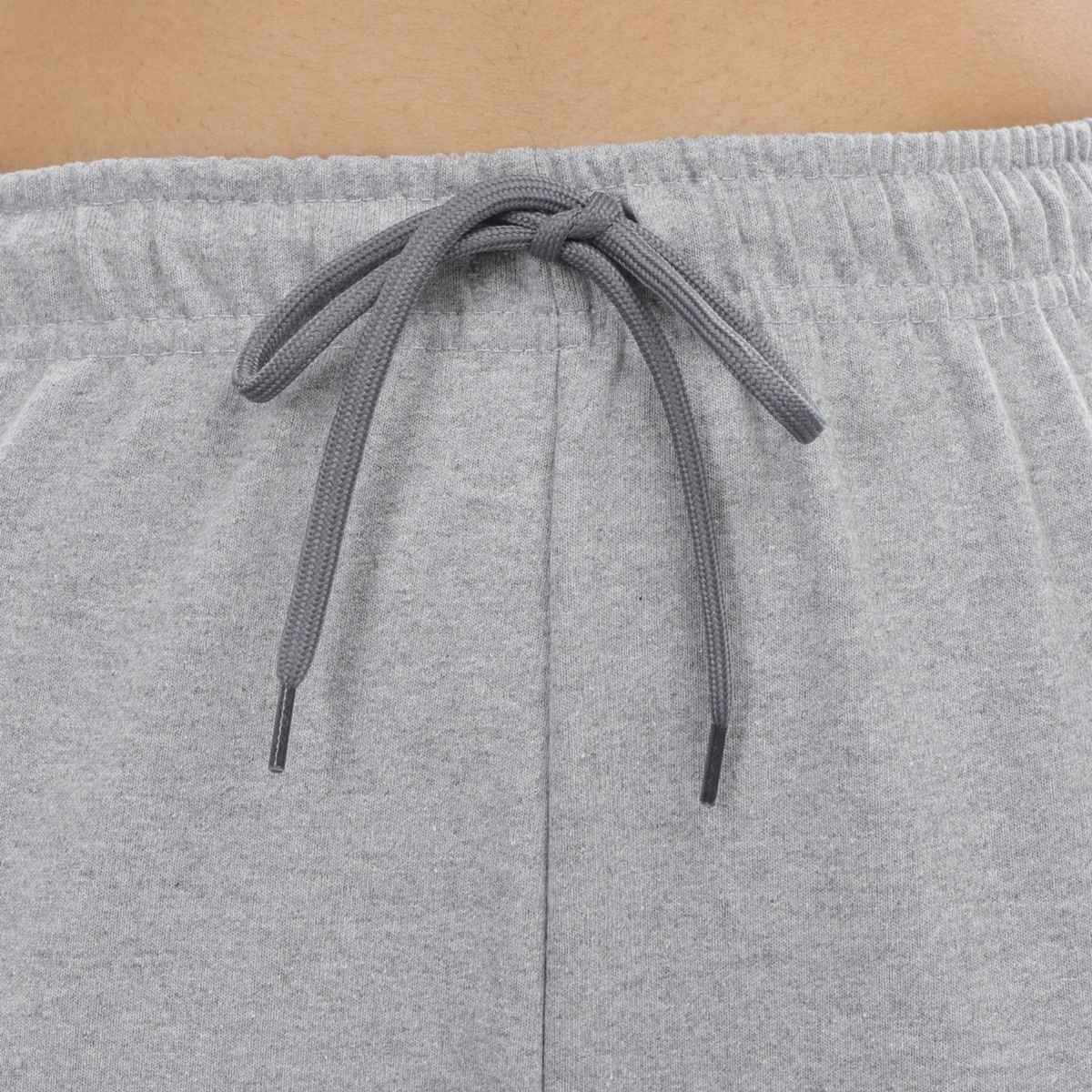 Springman Women's Solid Cotton Rich Baggy Track Pant | Grey - M