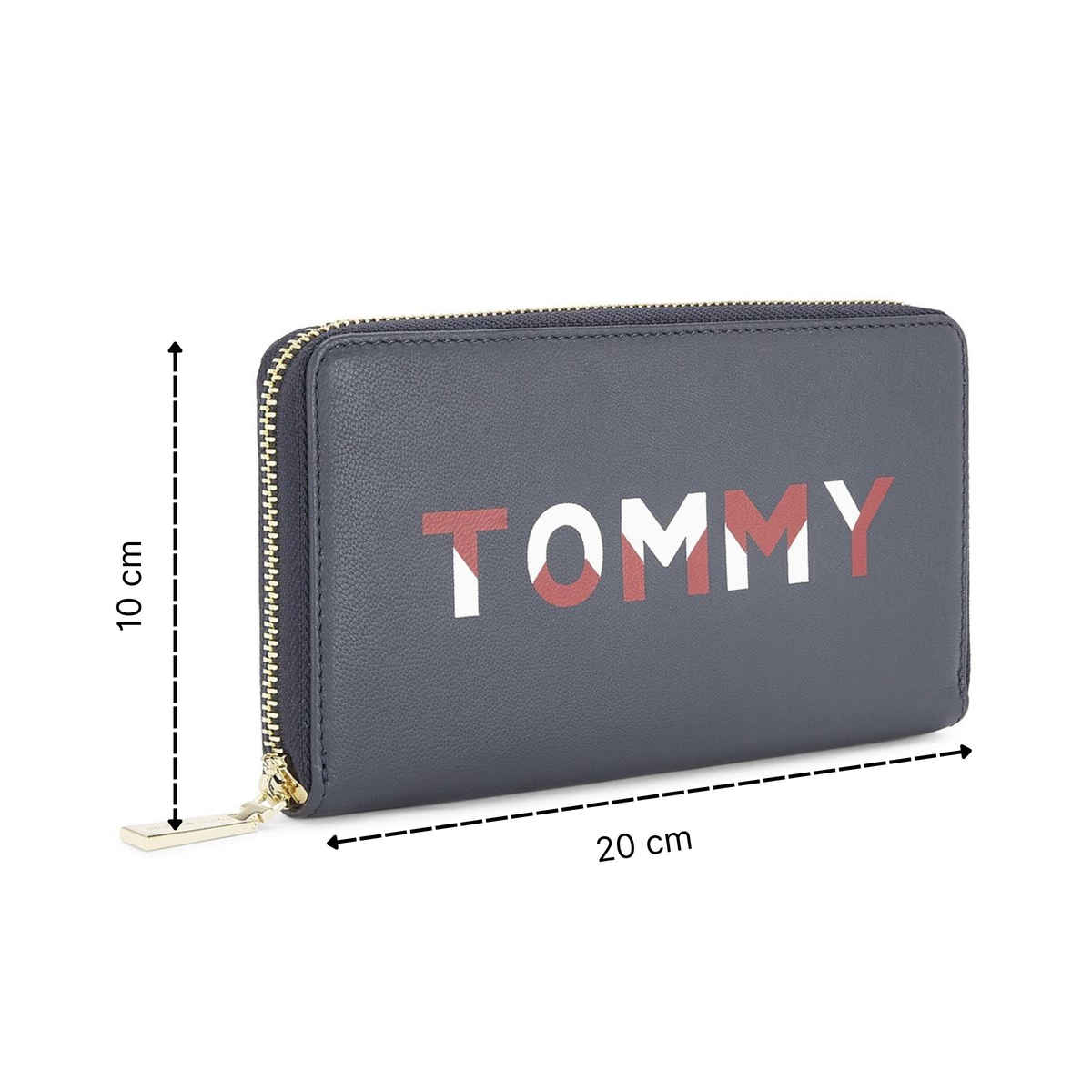 Tommy Hilfiger Women's Solid Leather Wallets | Navy - One Size