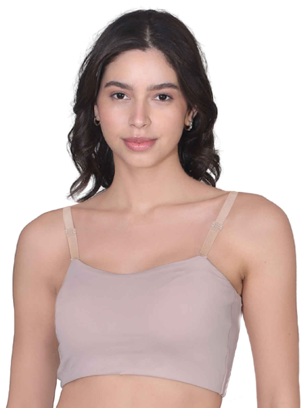 D'Chica Women's Nylon Elastane Bra Strap | Adjustable | Transparent - Free Size