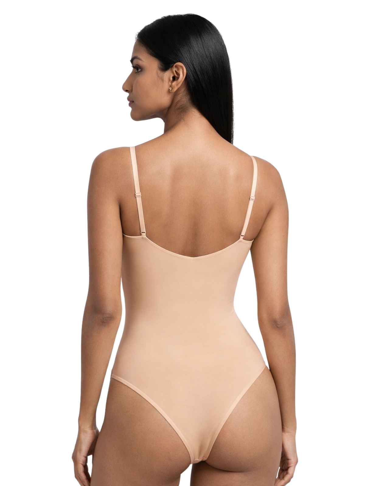 D'Chica Women's Bodysuit Shapwear | Skin - L-XL