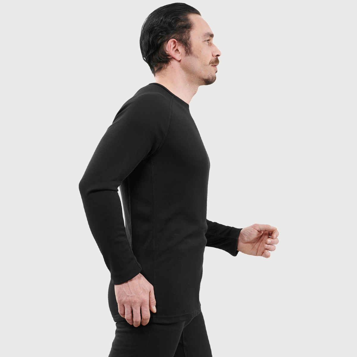 Decathlon | Wedze Men's Thermal Top For Skiing | Black - XL