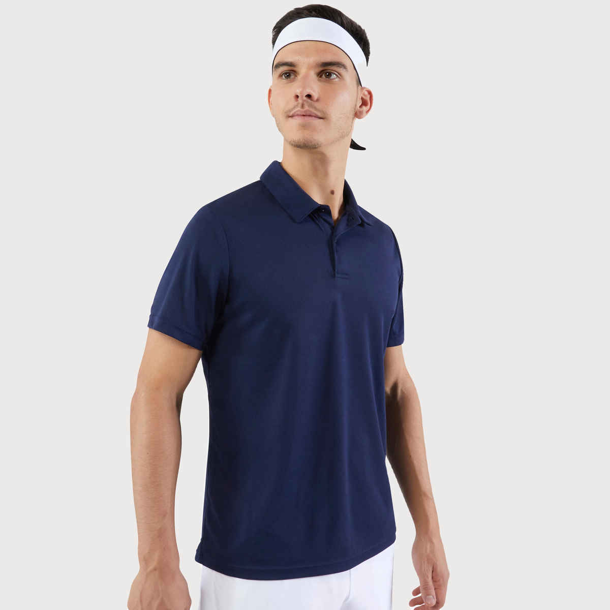 Decathlon Artengo Men Dry|Fit Tennis T-Shirt| Navy Blue | M