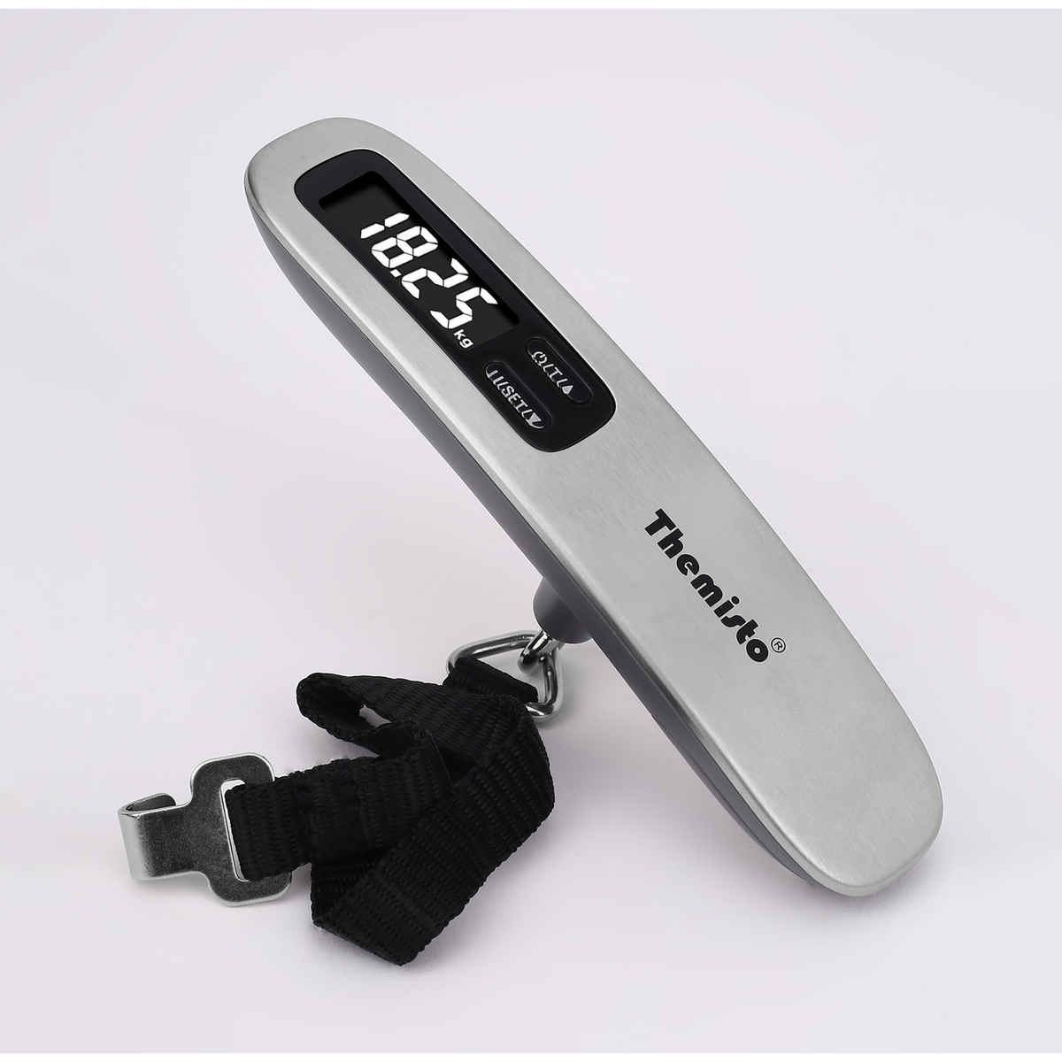 Themisto Th-Ws10 Digital Luggage Scale With Target Value Setting (50 kg) - Silver