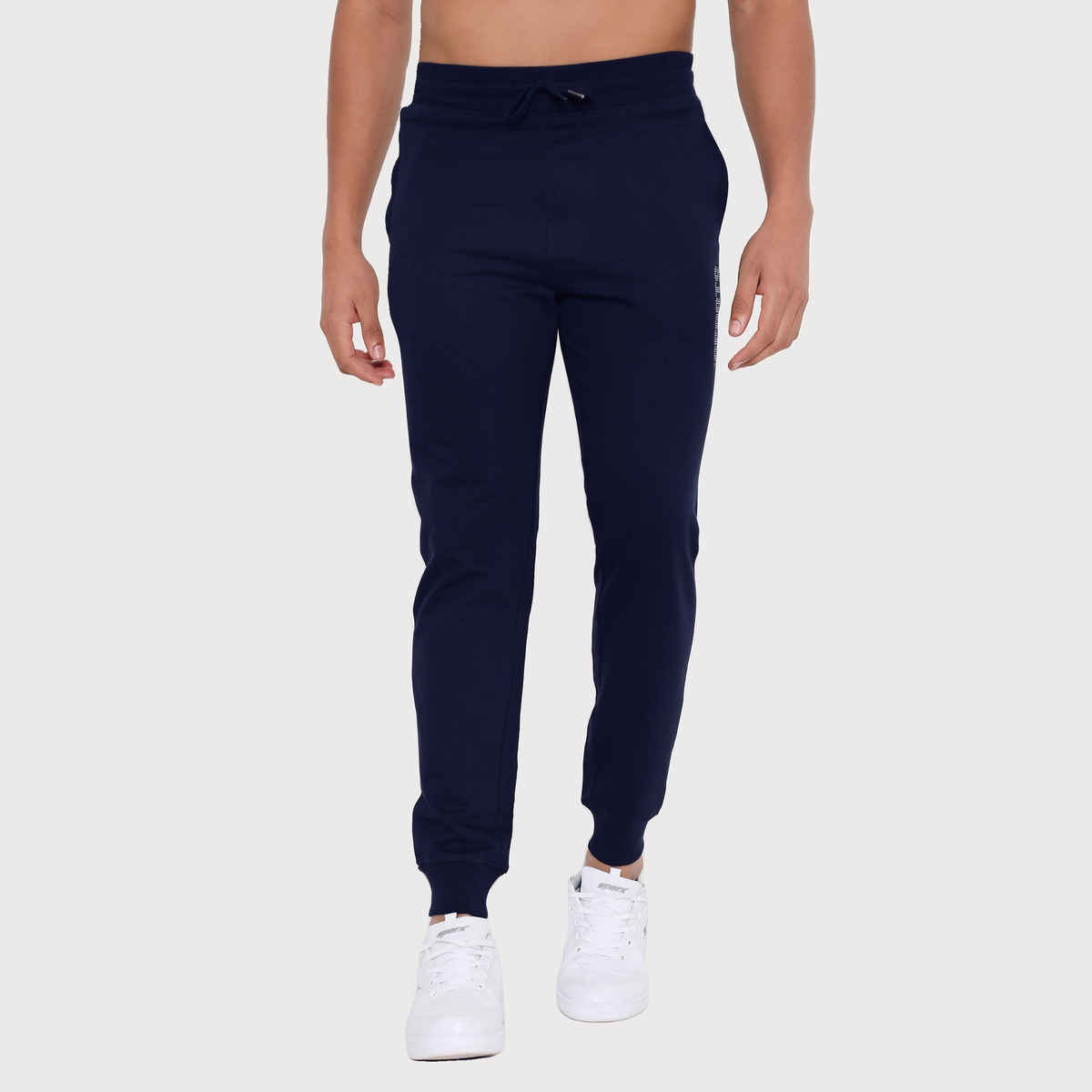 Rivolta Men's 001 Performance Cotton Joggers | Navy Blue M