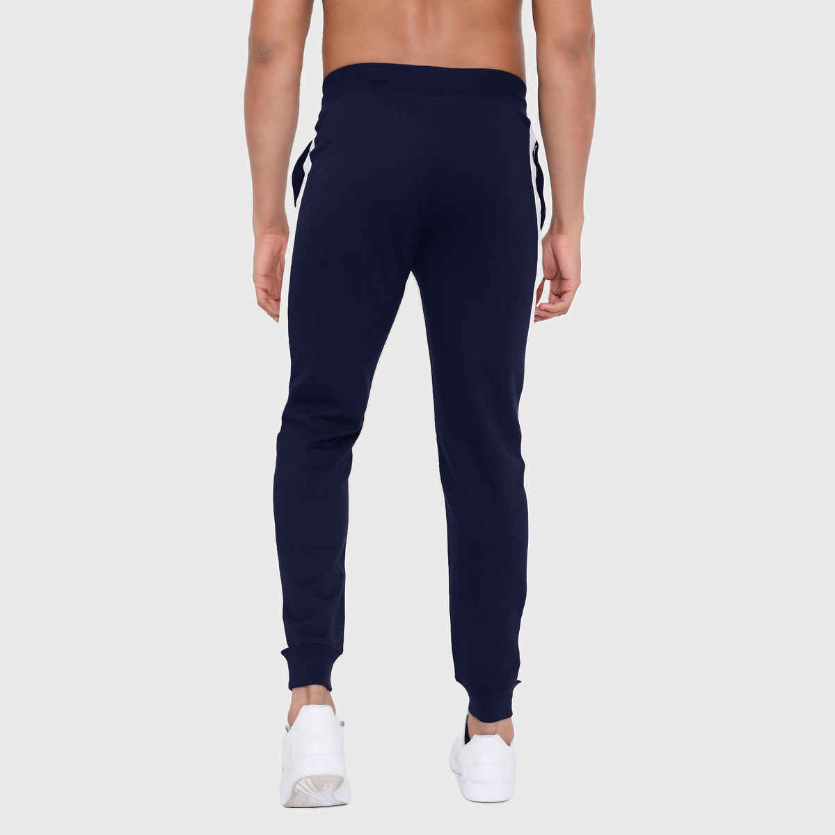 Rivolta Men's 001 Performance Cotton Joggers | Navy Blue M