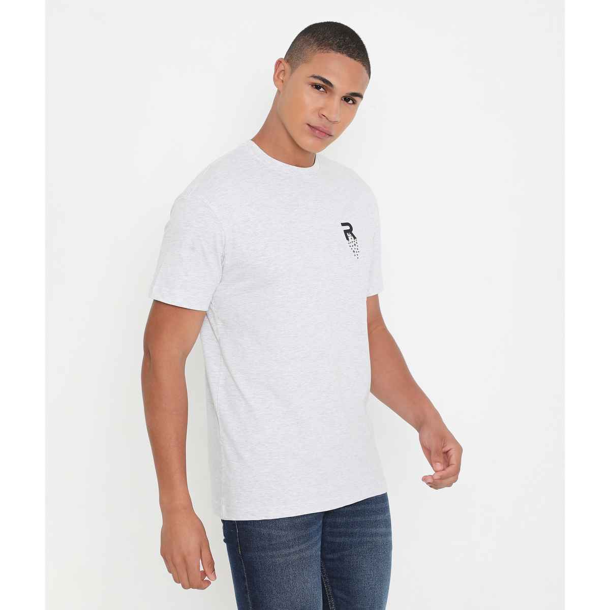 Rivolta Men's Round Neck T-Shirt | White | 022 | M