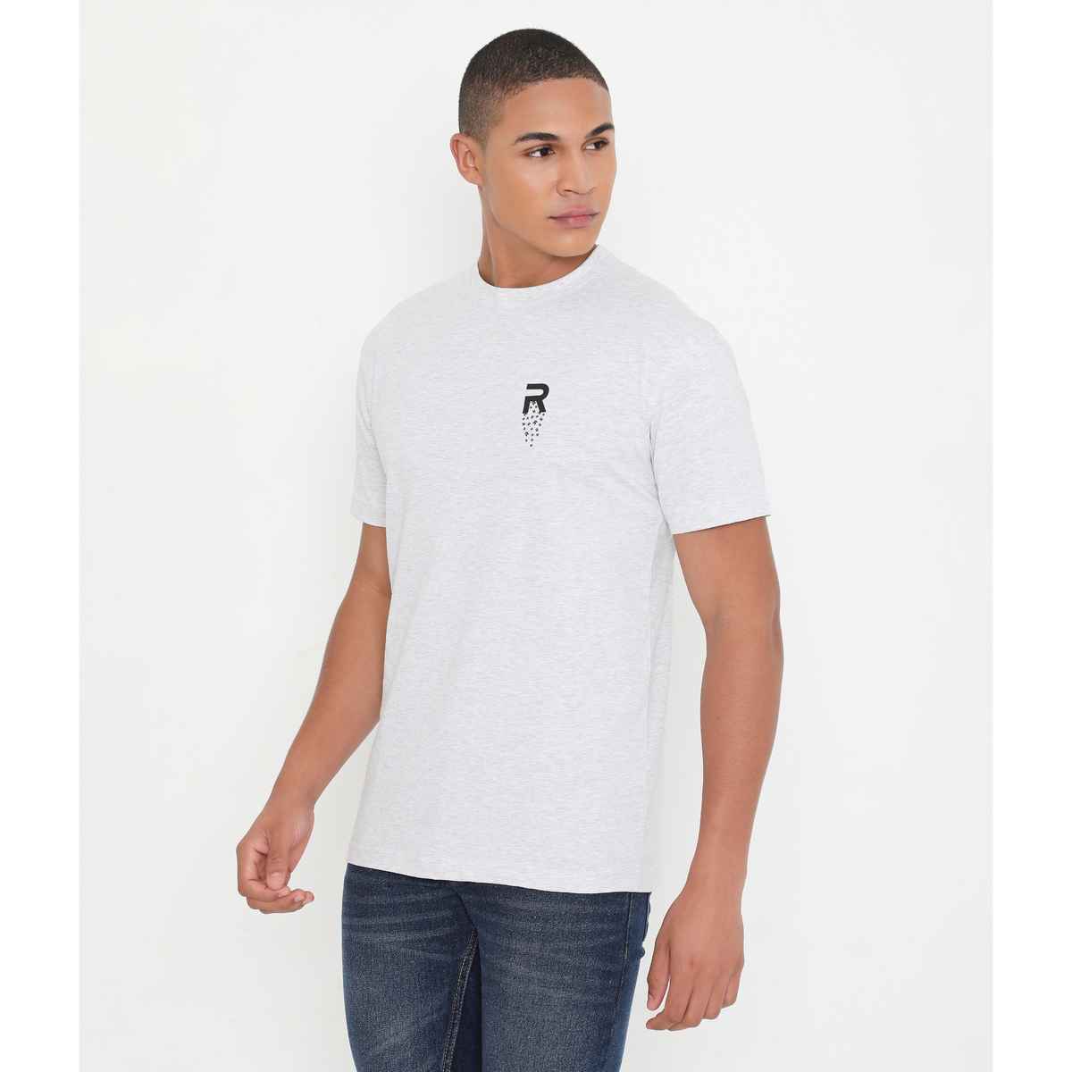 Rivolta Men's Round Neck T-Shirt | White | 022 | L