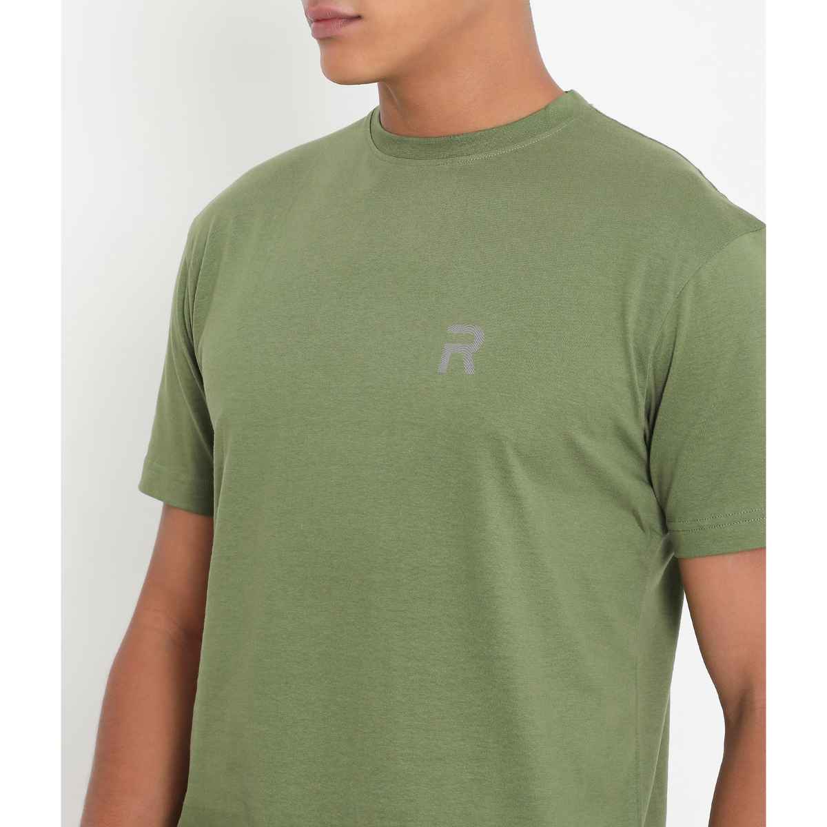 Rivolta Men's Round Neck T-Shirt | Green 003 | XL