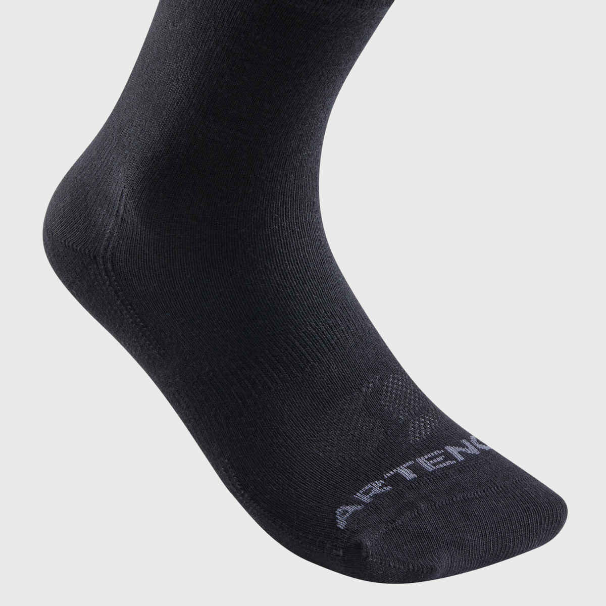 Decathlon | Artengo Women's Calf Length Socks | Black - UK 8.5 - 11