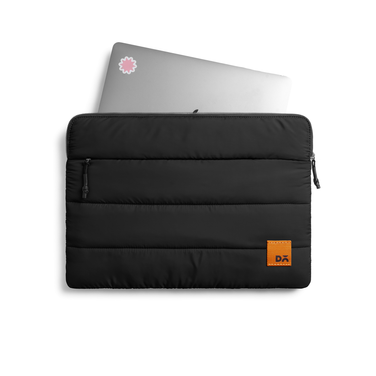 Daily Objects Unisex Polyester 15.6 L Laptop Sleeve | Black