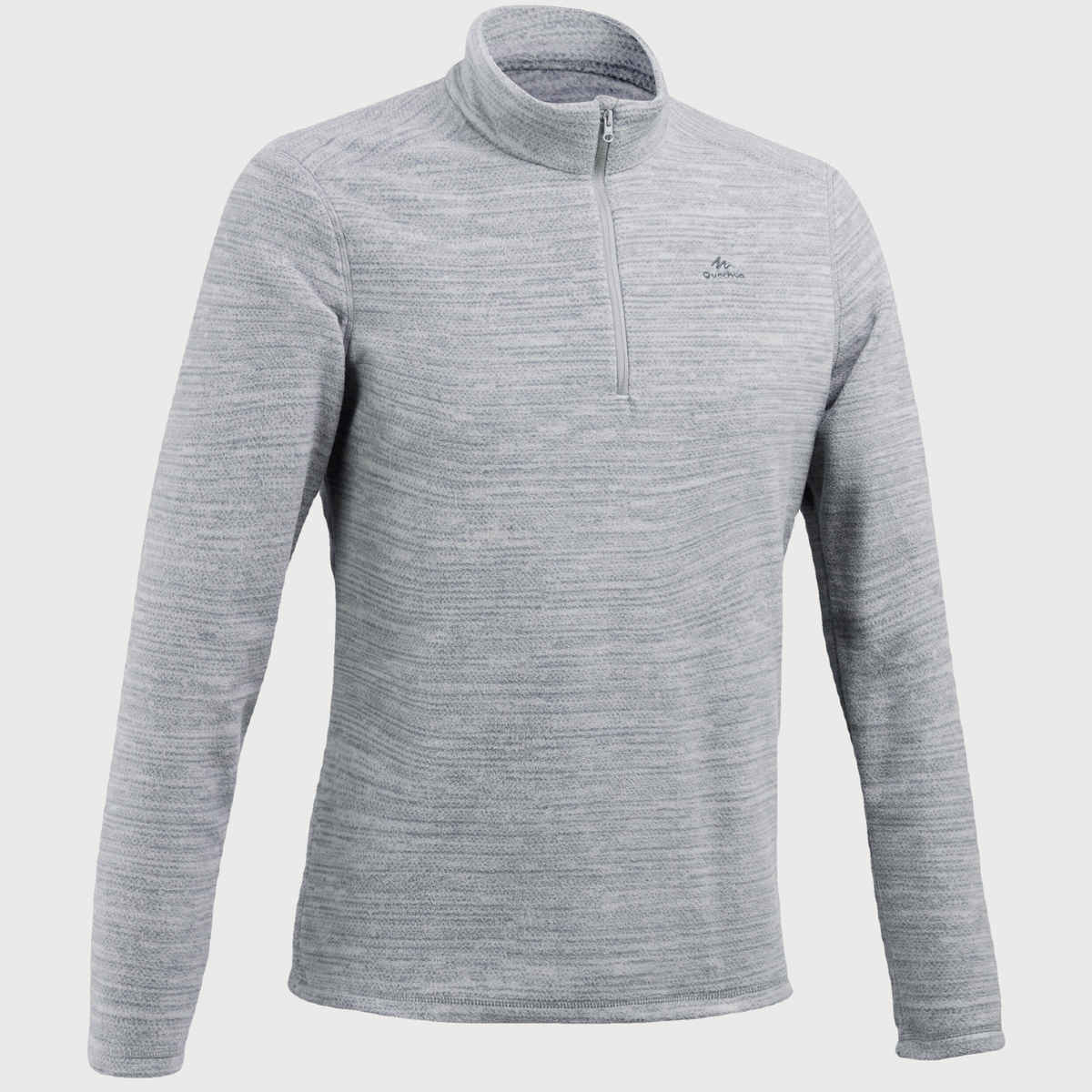 Decathlon | Quechua Men's Half Zip Fleece | Grey - M