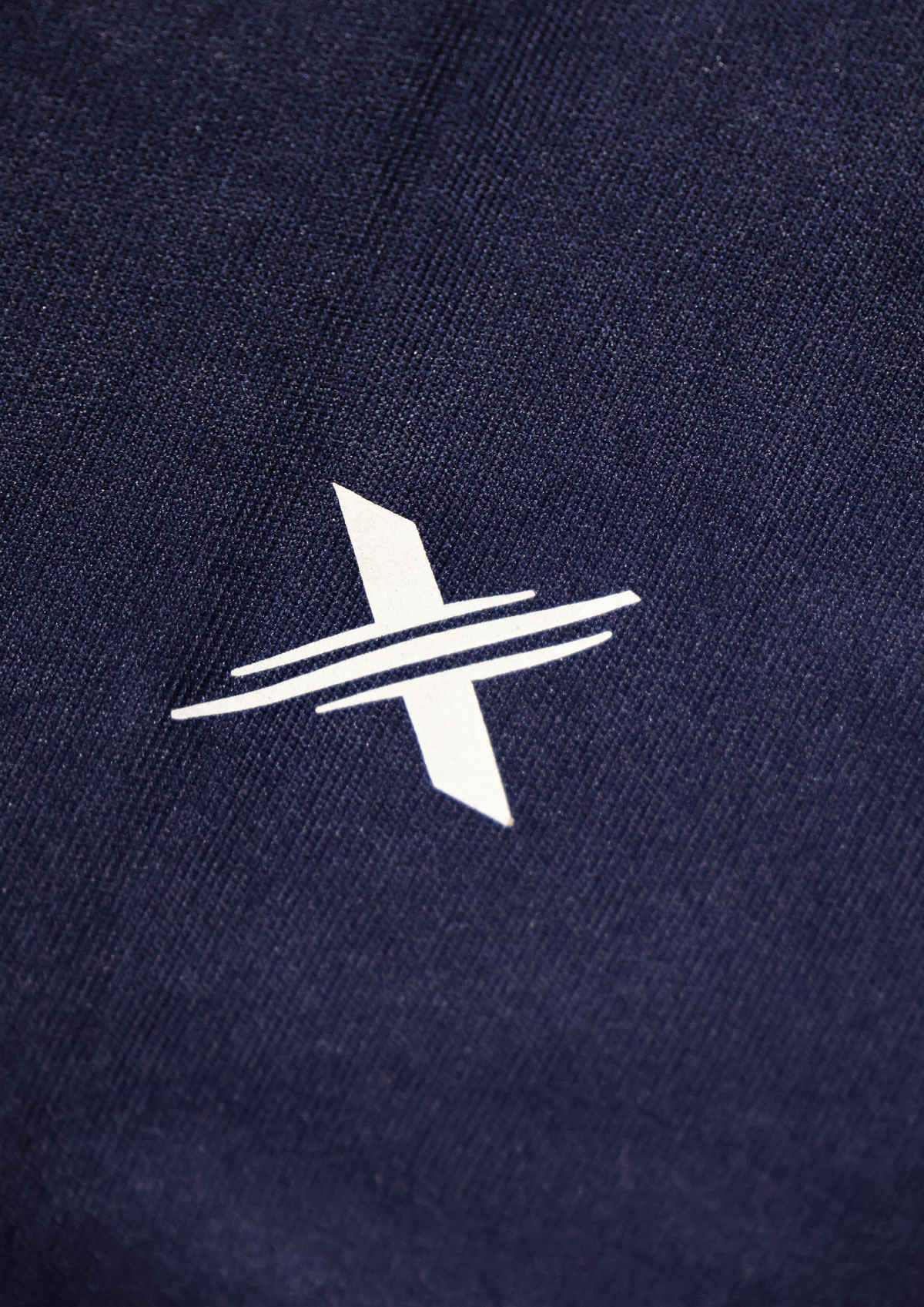 FTX Men's Full Sleeve Solid Polyester Casual T-Shirt | Regular Fit | Navy - M