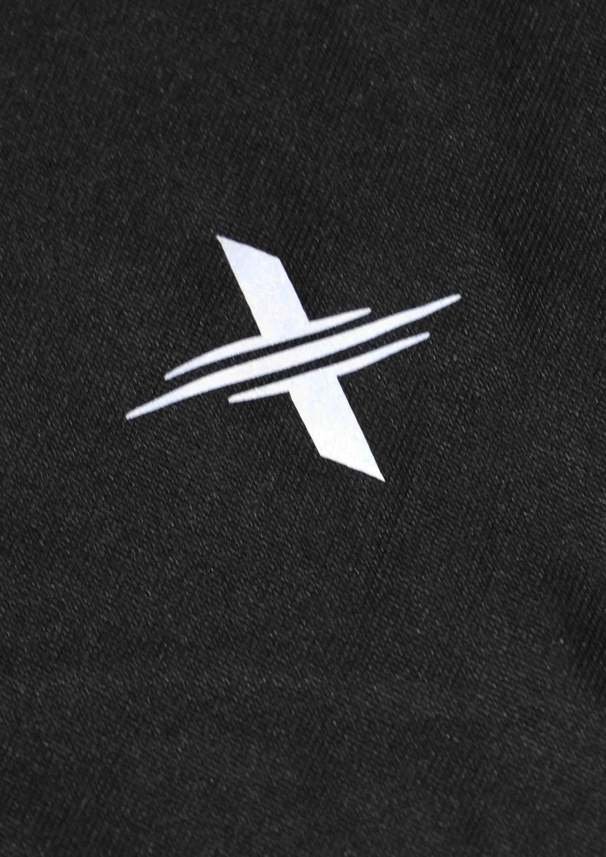 FTX Men's Full Sleeve Solid Polyester Casual T-Shirt | Regular Fit | Black - S