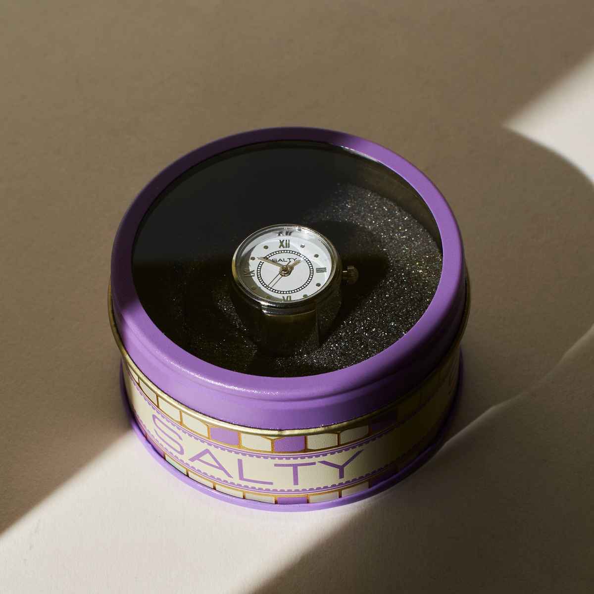 SALTY Girl Boss SALTY Watch Ring for Women and Girls| Anti-Tarnish | Silver