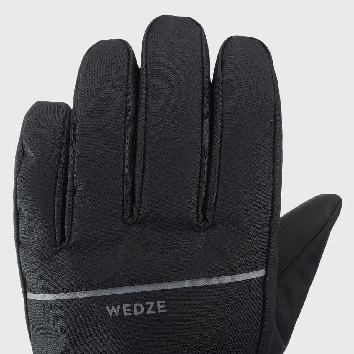 Decathlon | Wedze Unisex Polyester Winter Gloves | Black - M