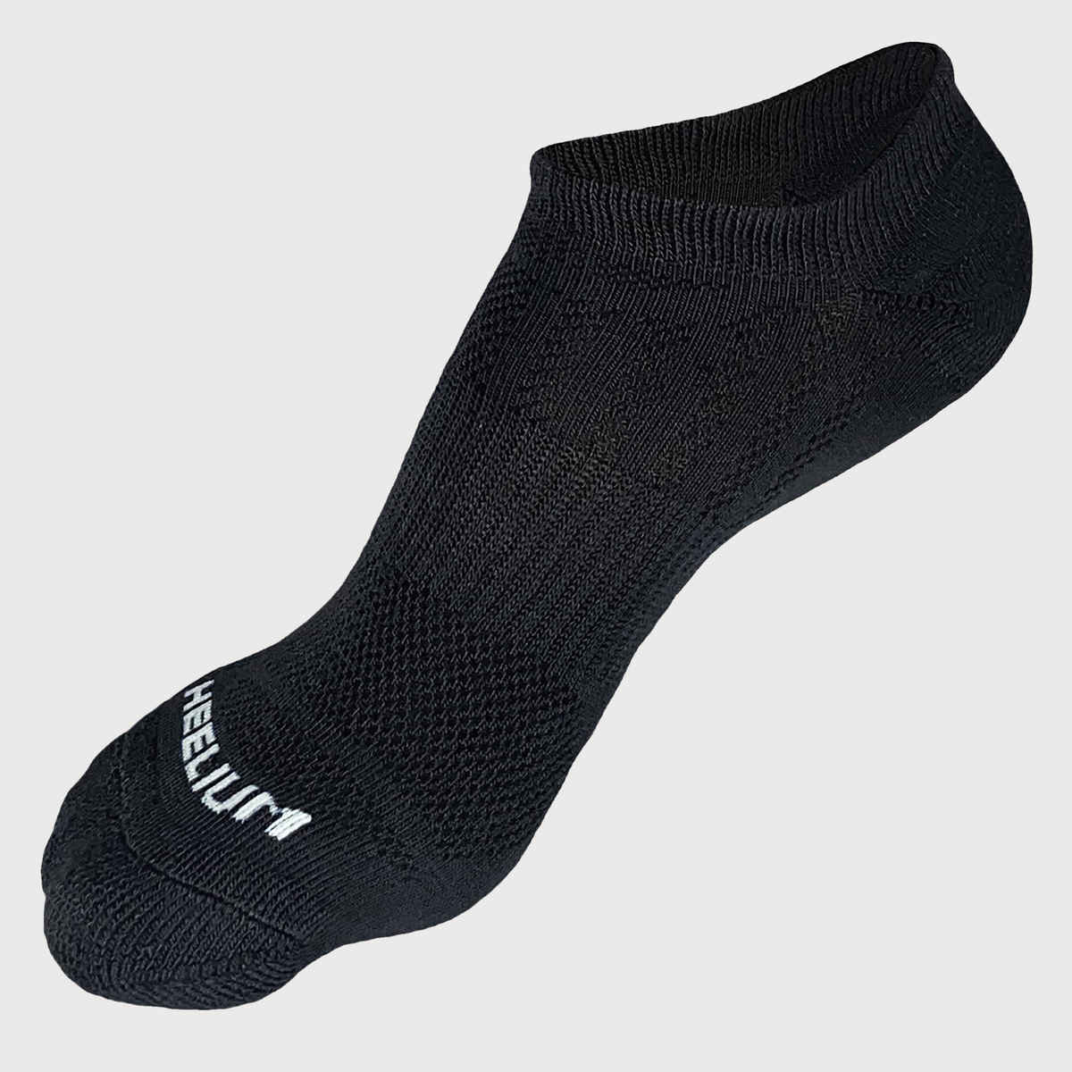 Heelium Men's Bamboo Low Ankle Socks | Black - UK 7 - 11
