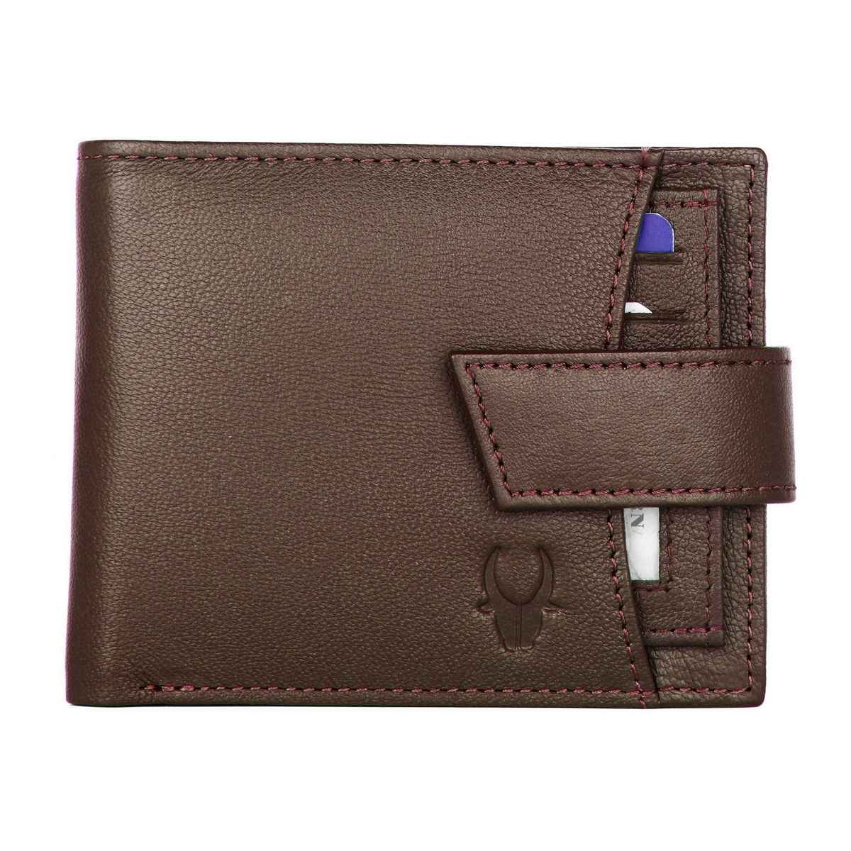 Wildhorn Men's Genuine Leather Bi-fold Wallet | Brown