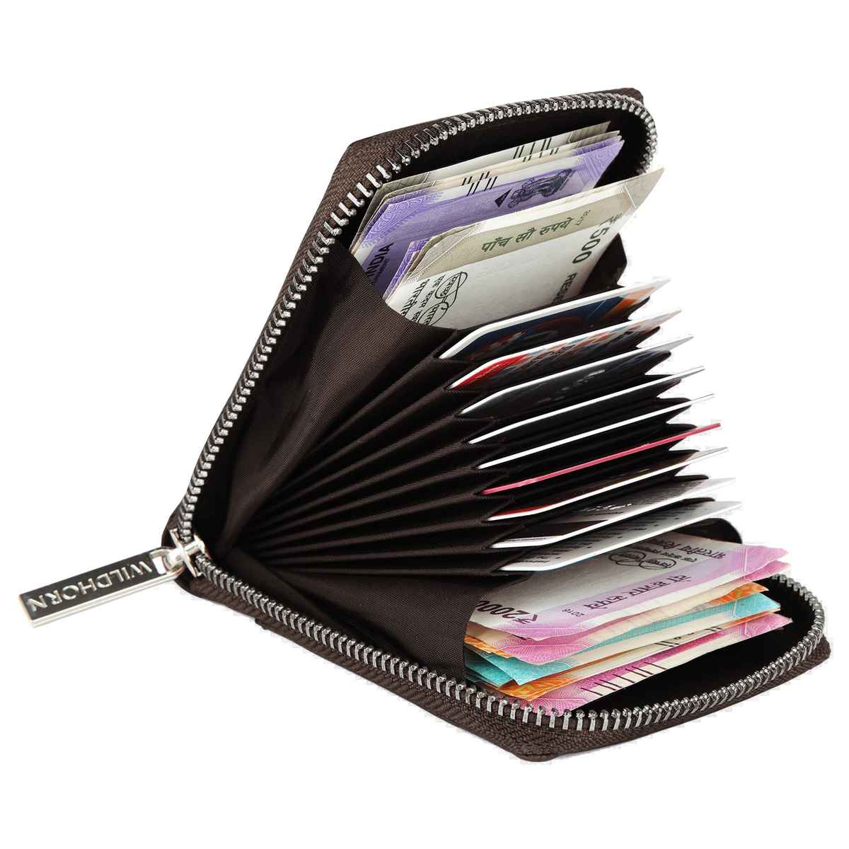 Wildhorn Leather Wallet for Men - Brown | 2093BRNSAFFIAN