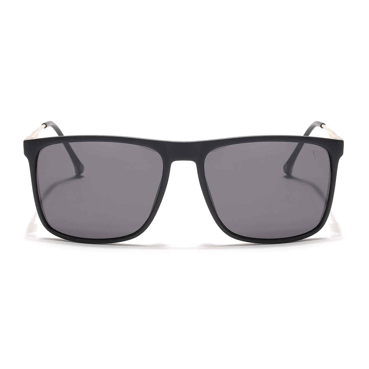 Voyage Unisex Plastic Wayfarer Sunglasses | Black - Free Size