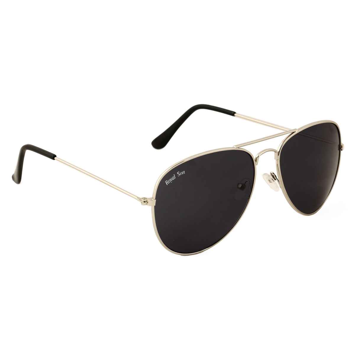 Royal Son Unisex Metal Aviator Sunglasses - RS007AV