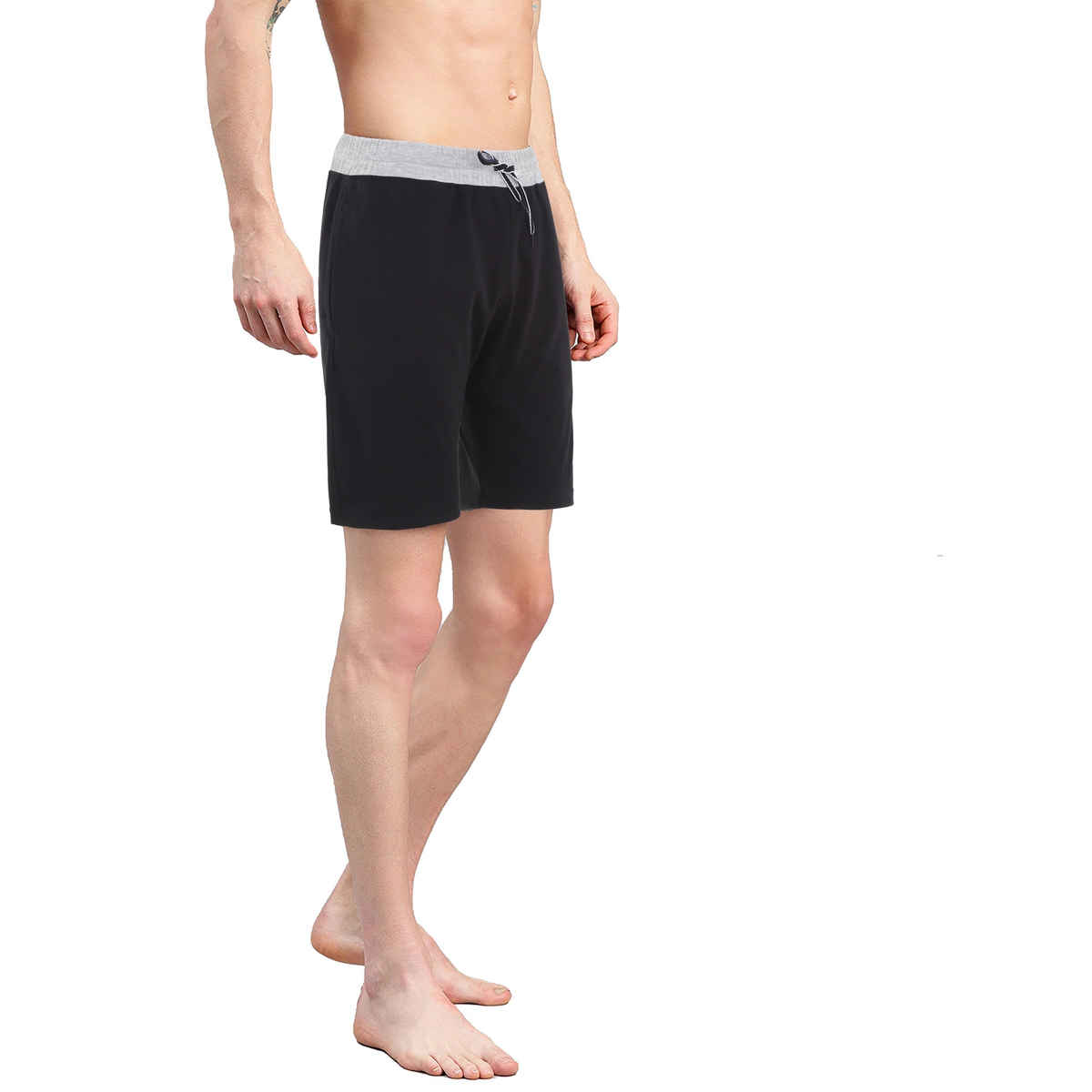 Avolt Men's Regular Fit Shorts Super Comfortable Half Pants | Black - L