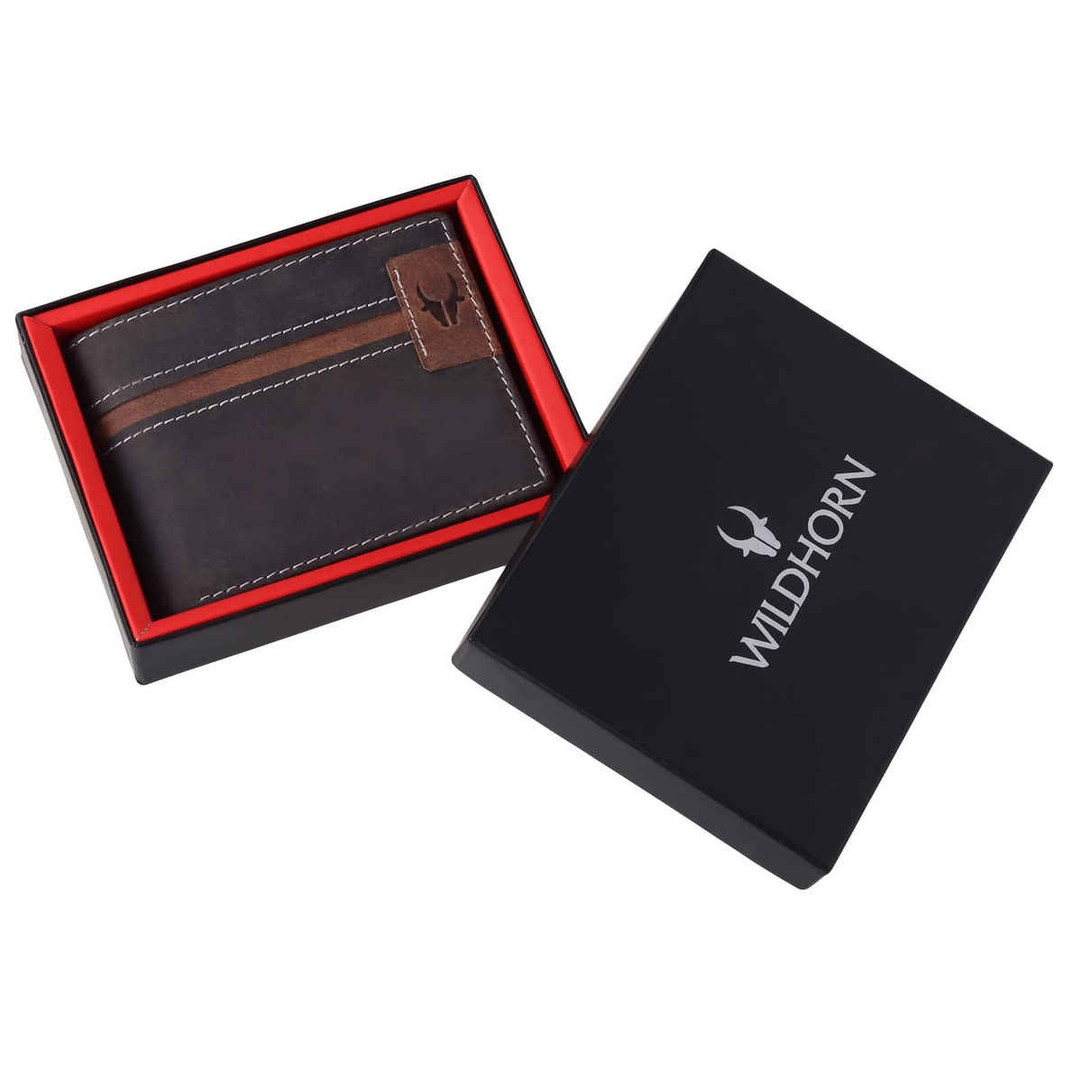 Wildhorn Men's Genuine Leather Bi-fold Wallet | Brown