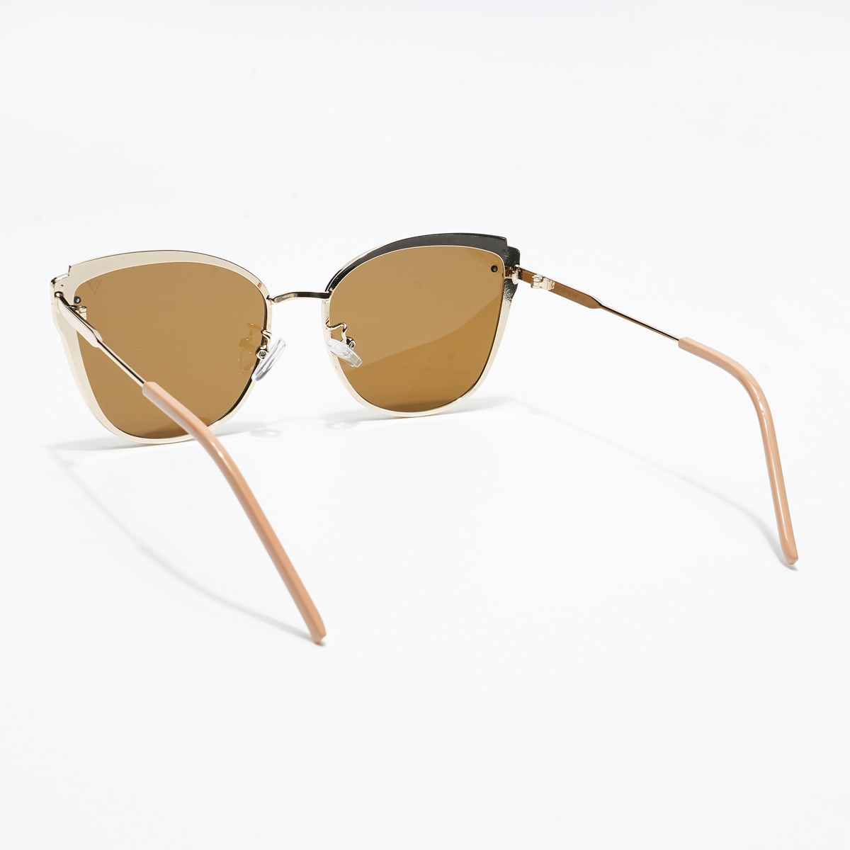 Voyage Women's Metal Sunglasses | Brown - M
