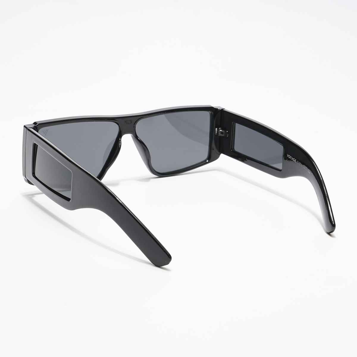 Voyage Unisex Plastic Wayfarer Sunglasses | Black - L