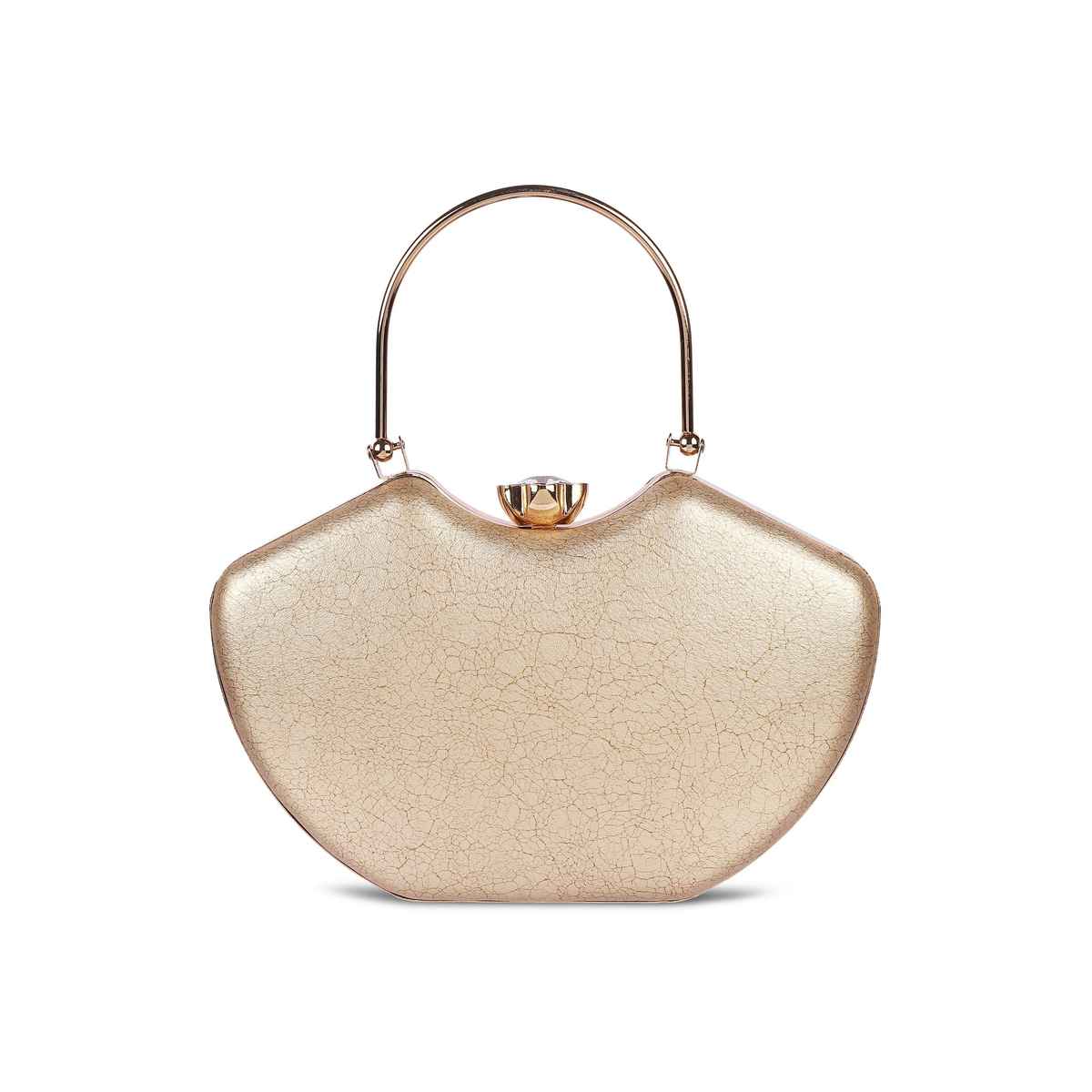 Mochi Women's Evening Clutch | 38-140-15 | Gold
