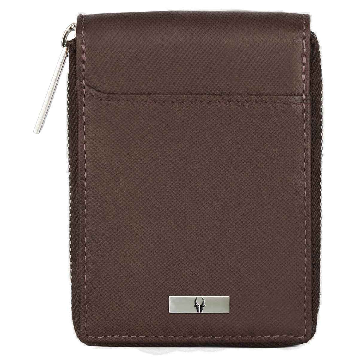 Wildhorn Leather Wallet for Men - Brown | 2093BRNSAFFIAN