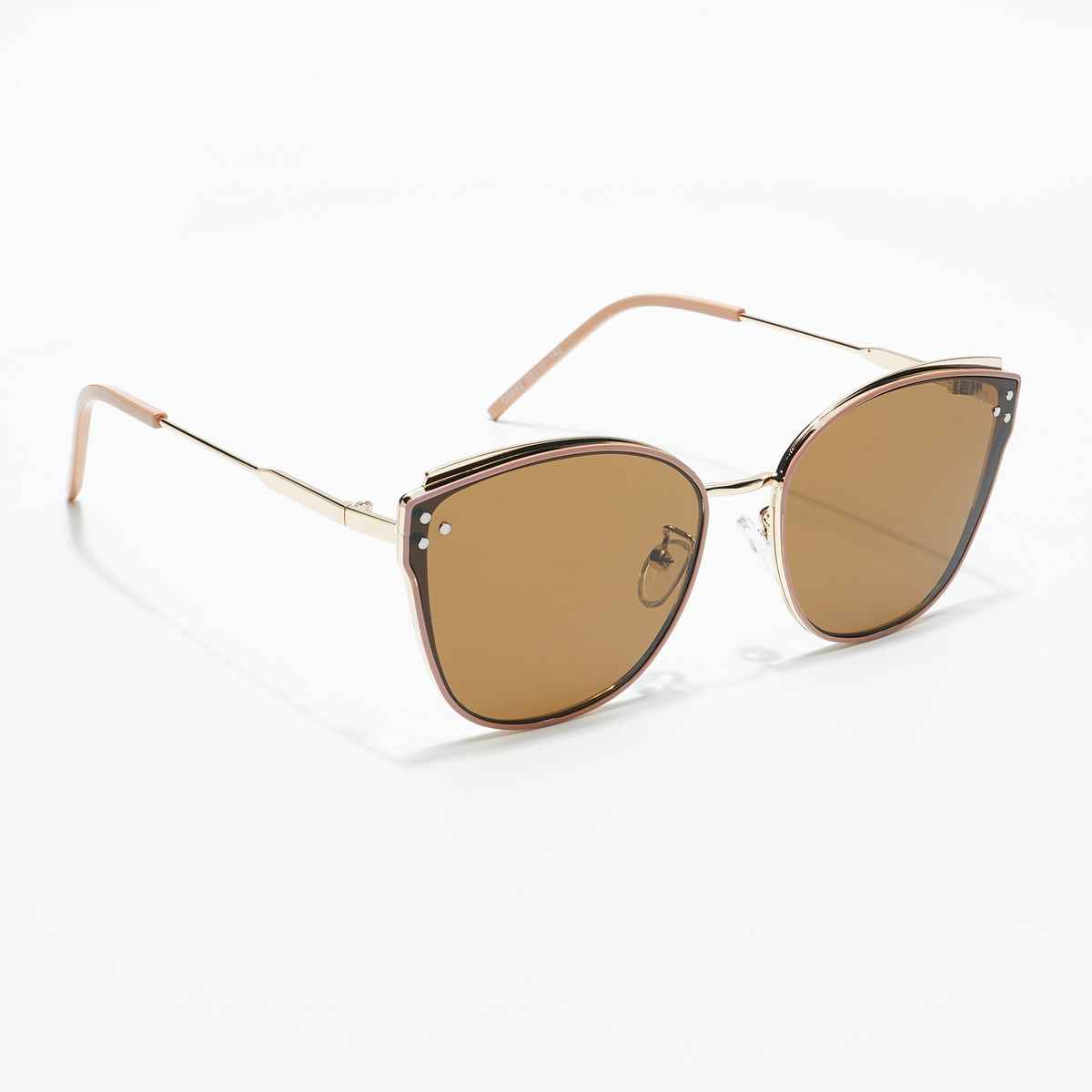 Voyage Women's Metal Sunglasses | Brown - M