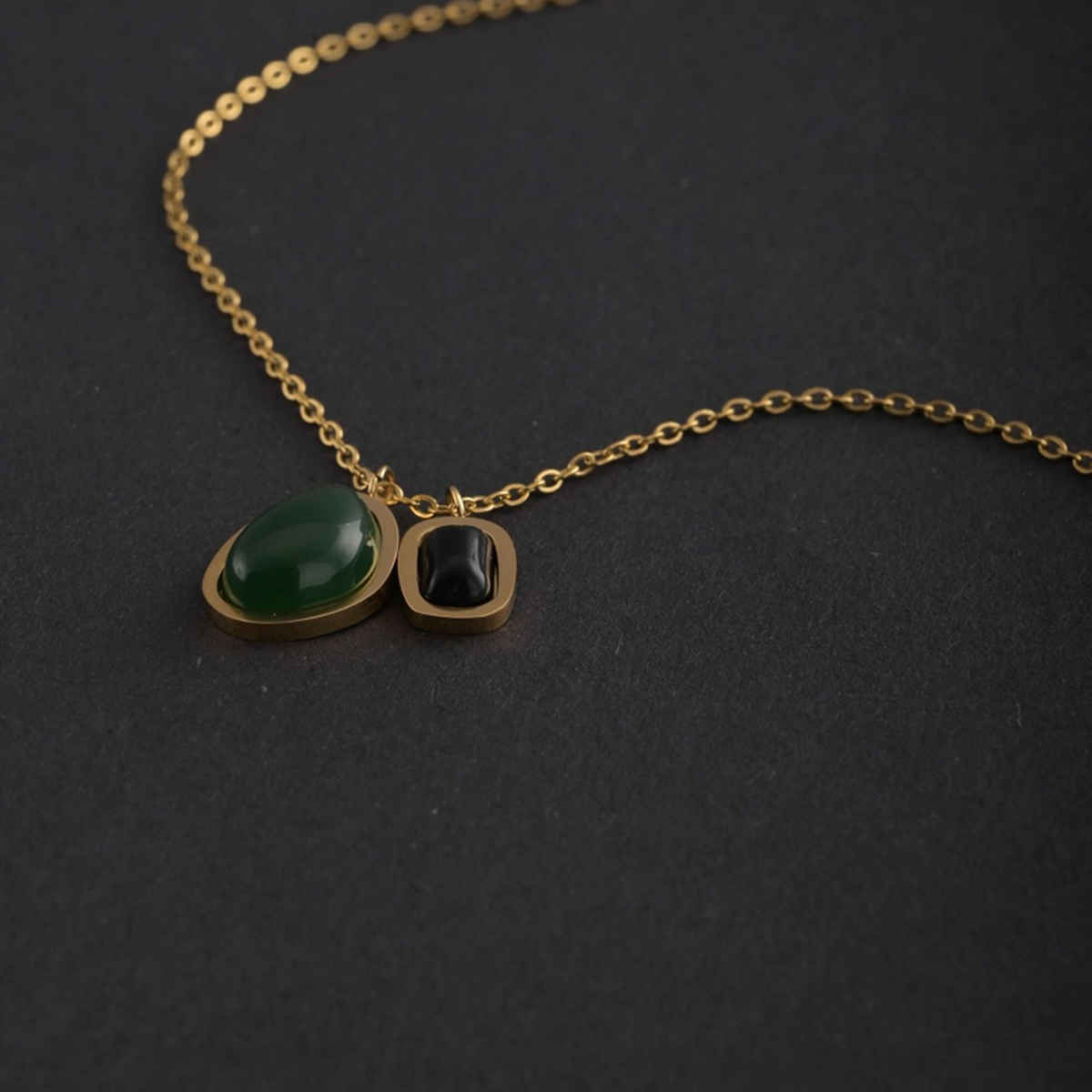 Palmonas Emerald Night Anklet For Womens | Waterproof And Anti-Tarnish