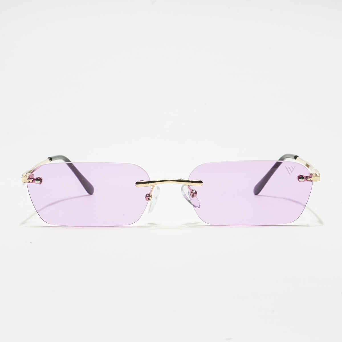Voyage Unisex Geometric Plastic Sunglasses | Purple - Free Size