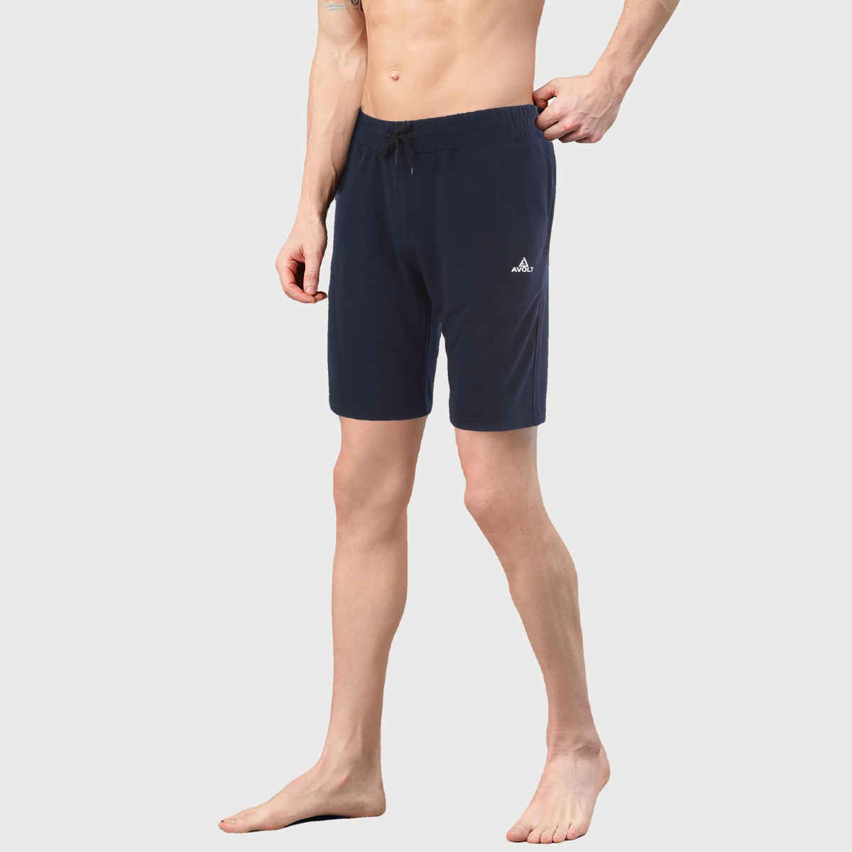 Avolt Men's Regular Fit Shorts Super Comfortable Half Pants | Dark Blue - XL