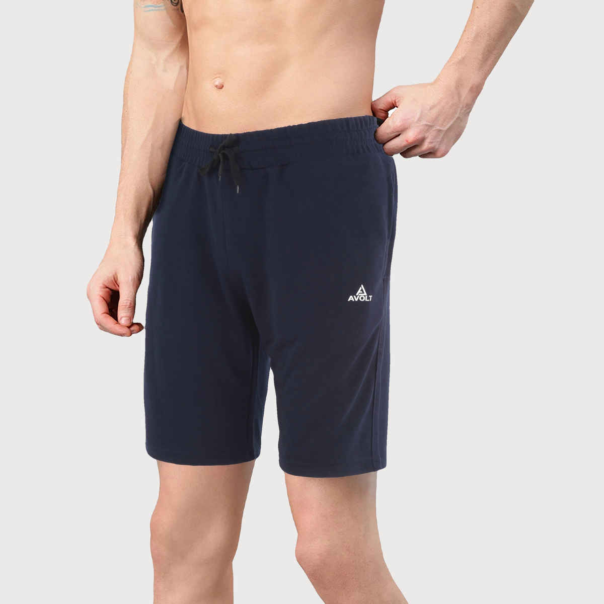 Avolt Men's Regular Fit Shorts Super Comfortable Half Pants | Dark Blue - XL
