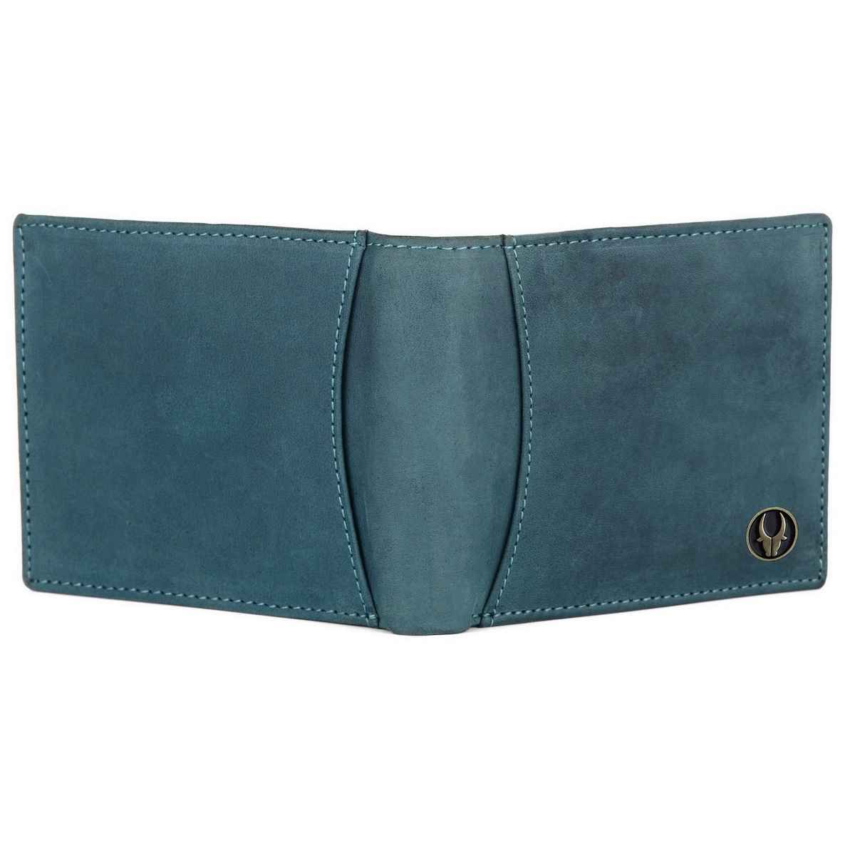 Wildhorn Men's Genuine Leather Wallet | Blue