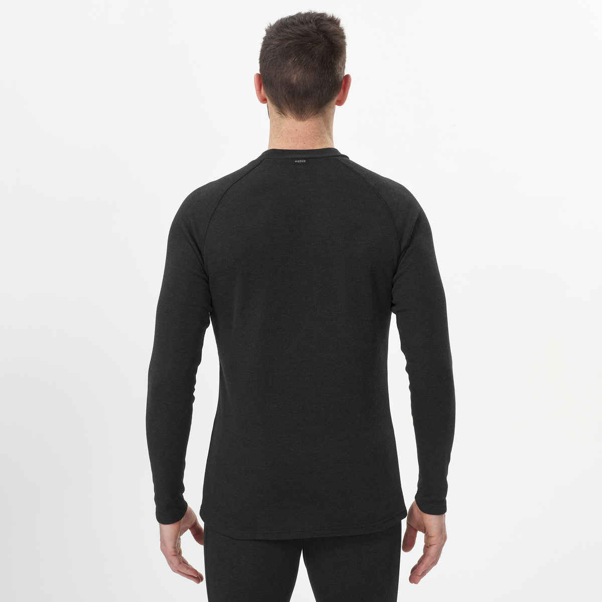 Decathlon Wedze Men's Thermal Top for Skiing | Black | M