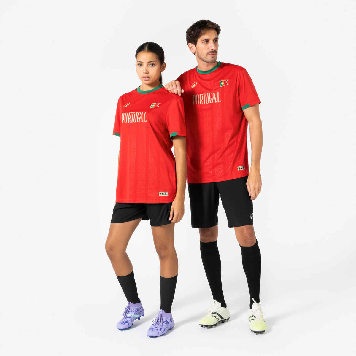 Decathlon Kipsta Portugal Unisex Football Jersey | Red - S