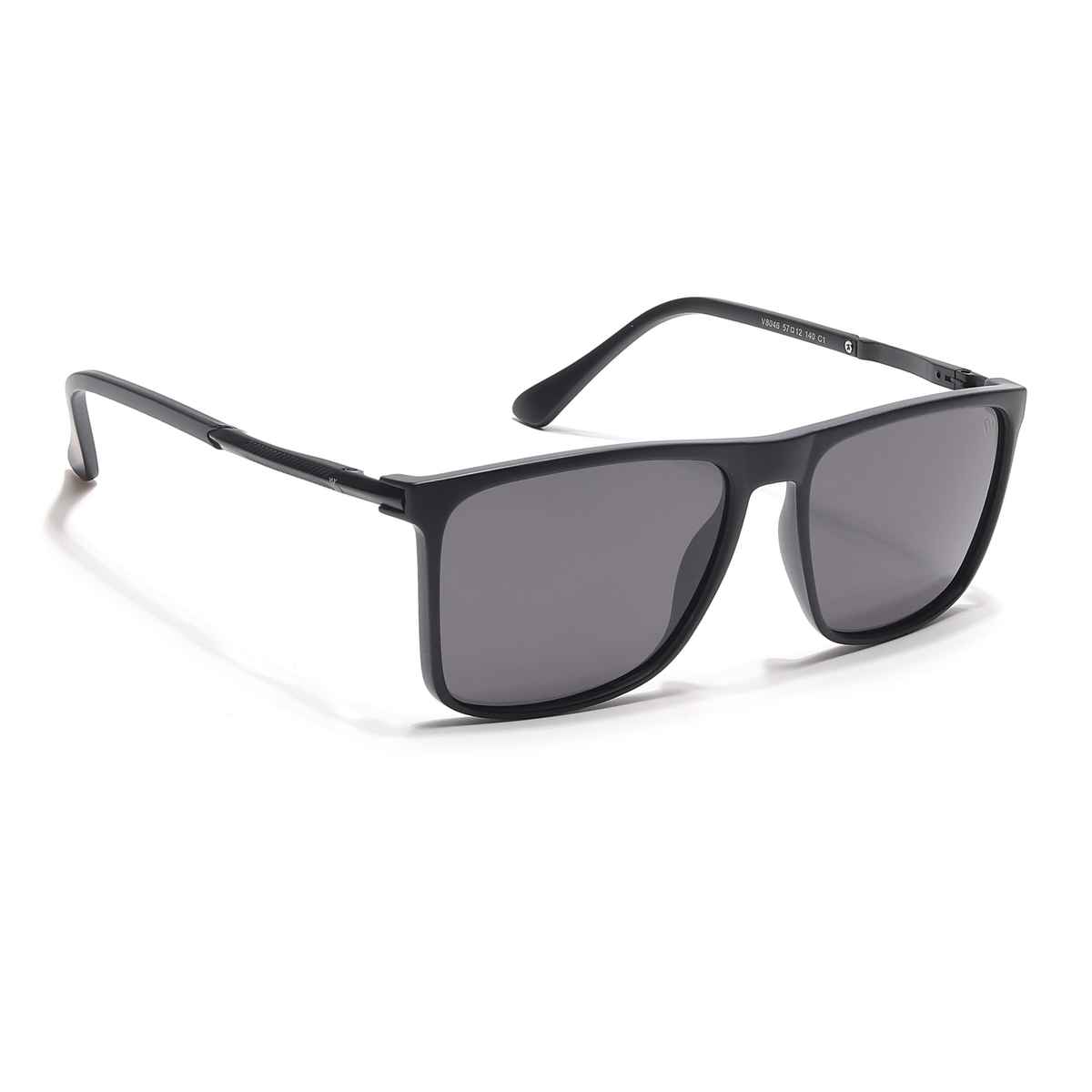 Voyage Unisex Plastic Wayfarer Sunglasses | Black - L