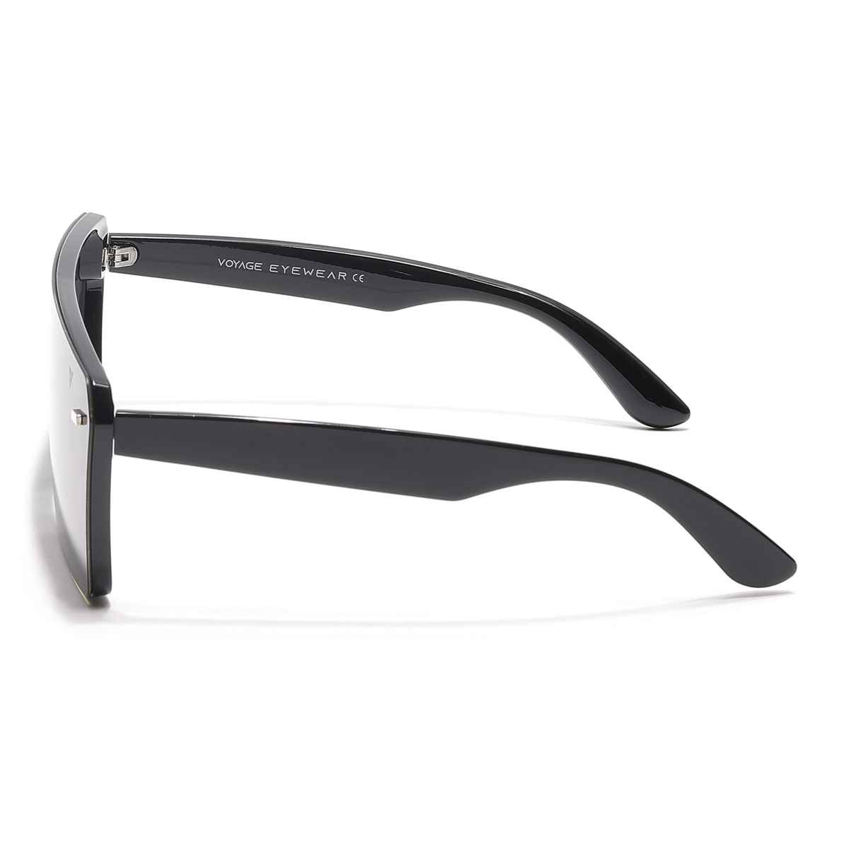 Voyage Unisex Plastic Wayfarer Sunglasses | Black - L